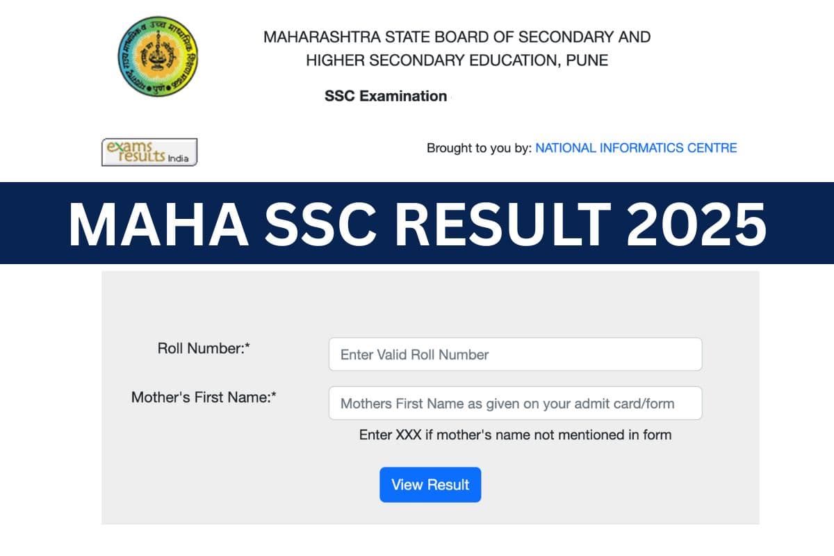 Maharashtra Board HSC & SSC Result 2025 – Check Your 10th & 12th Results Online